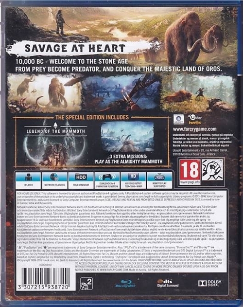 Farcry Primal - PS4 (B-Grade) (Genbrug)